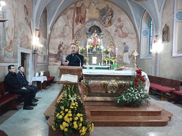 Vlč. Tihomir Kosec predvodio duhovnu obnovu Prve nedjelje u ožujku u Ludbregu